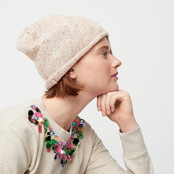 J. Crew Accessories - J. Crew Marled Knit Slouchy Beanie